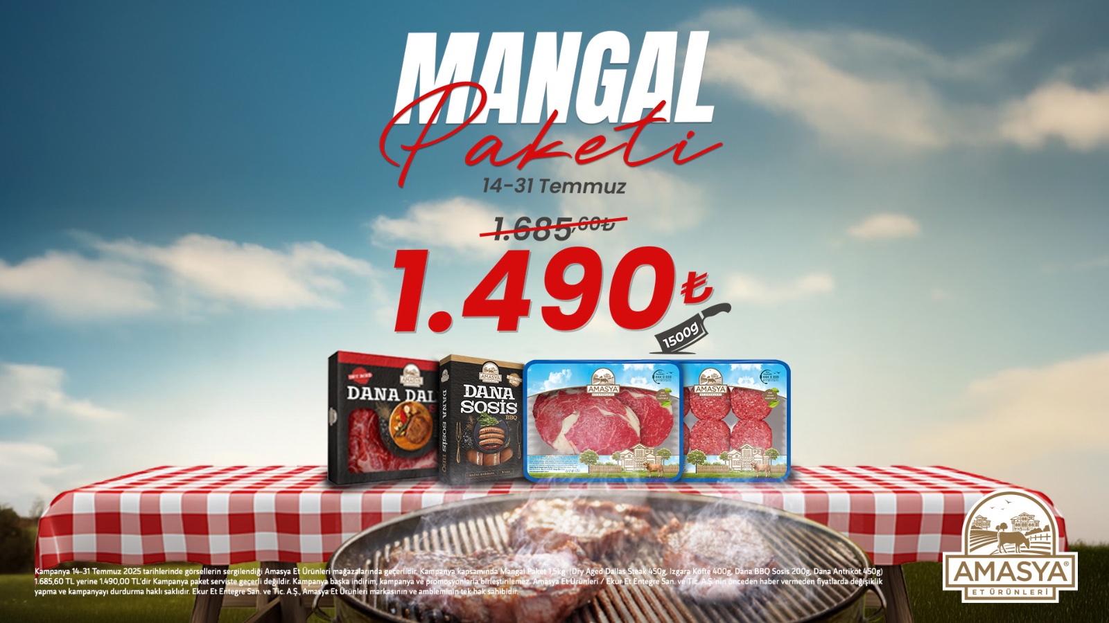 Mangal Paketinde İndirim!