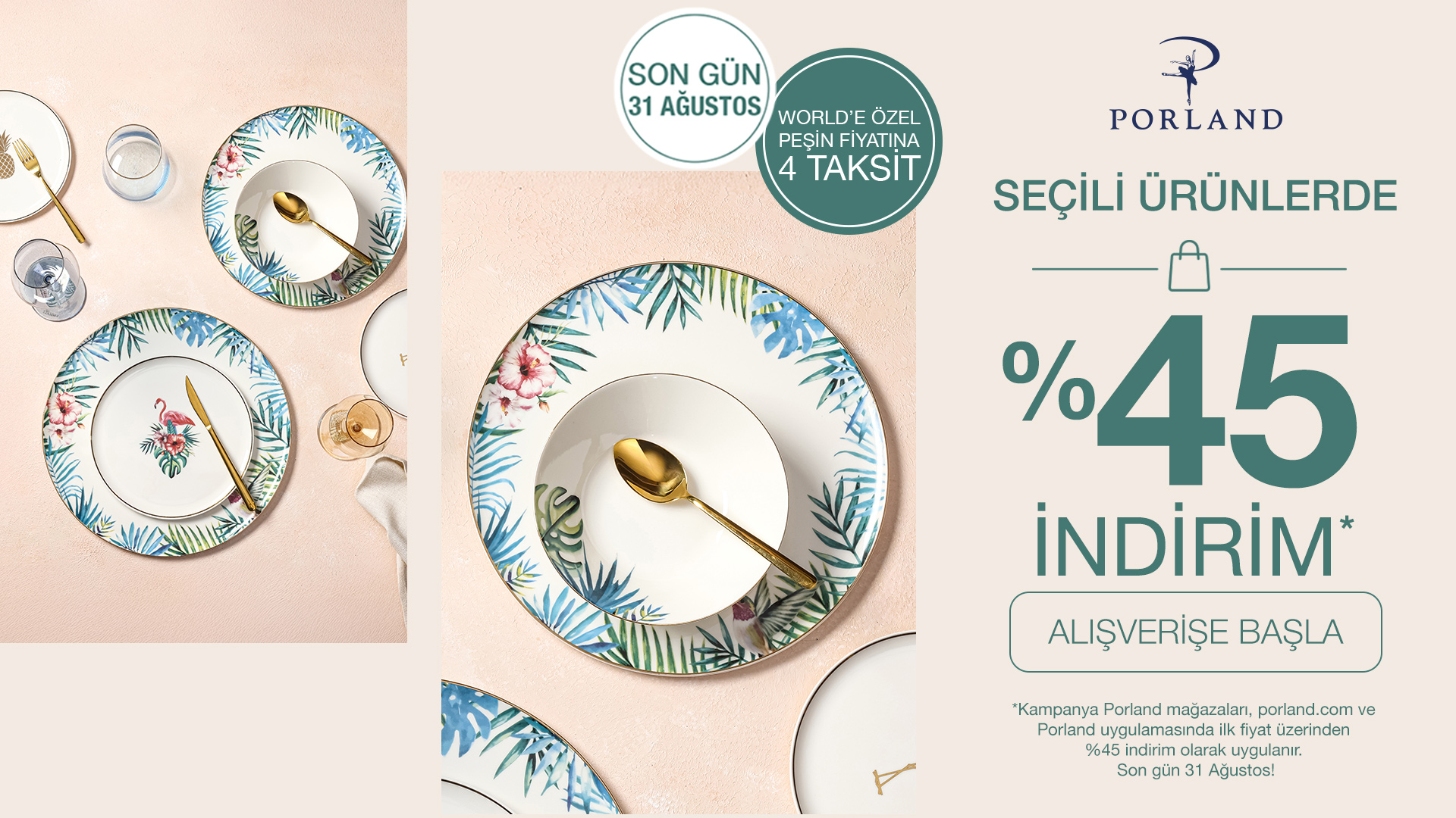 Porland'ta Seçili Ürünlerde %40 İndirim!