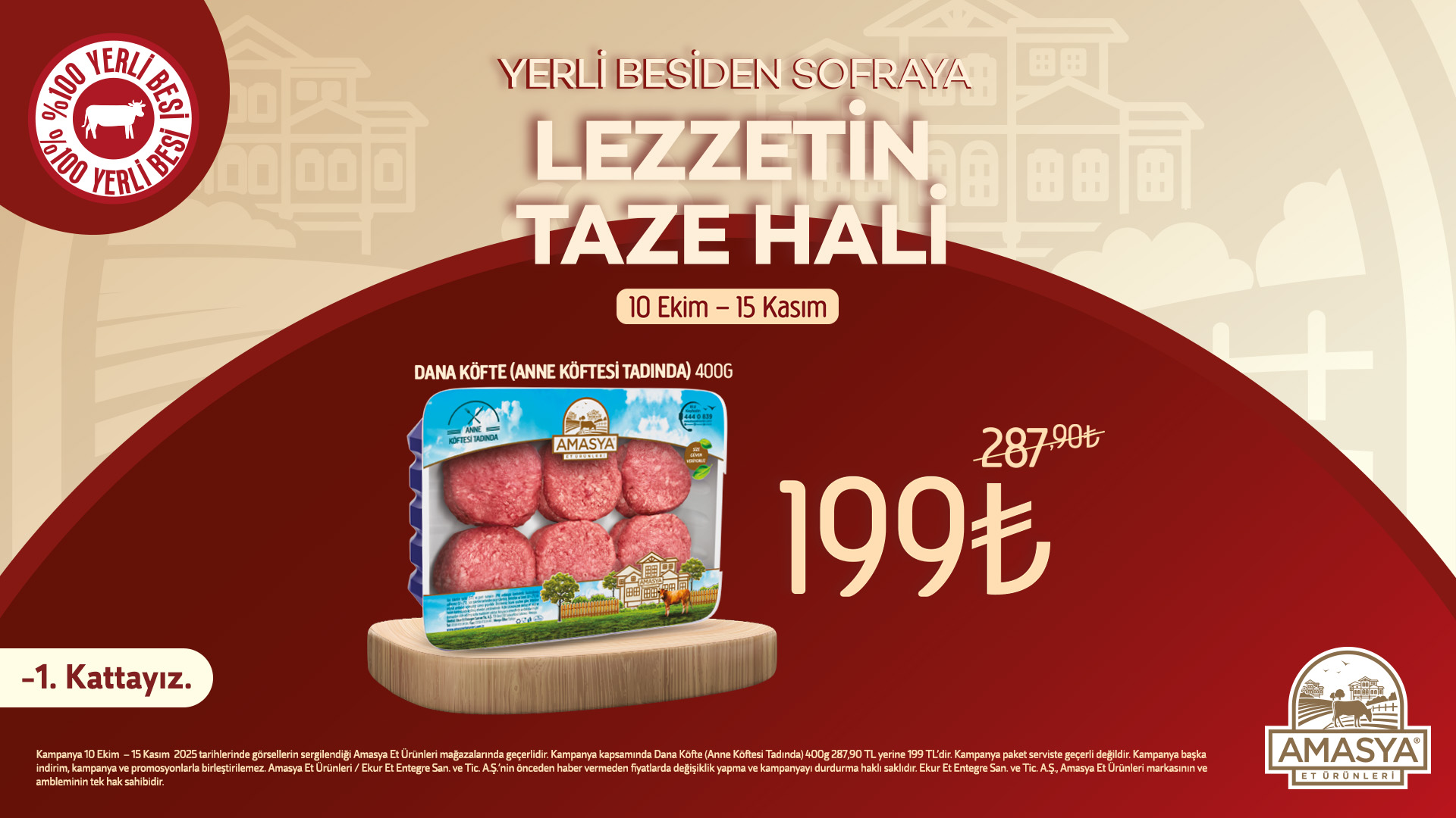 Amasya Et Ürünleri'nde Kampanya