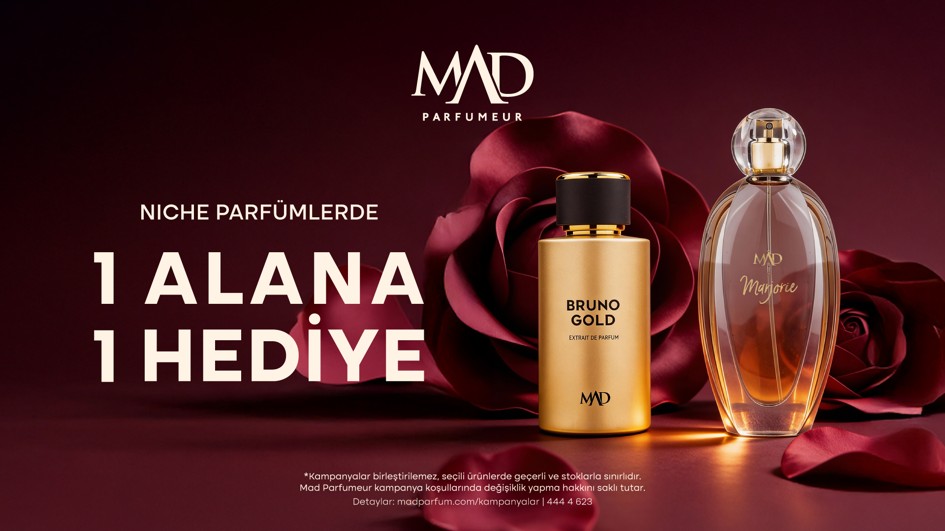 Niche Parfümlerde 1 Alana 1 Bedava!