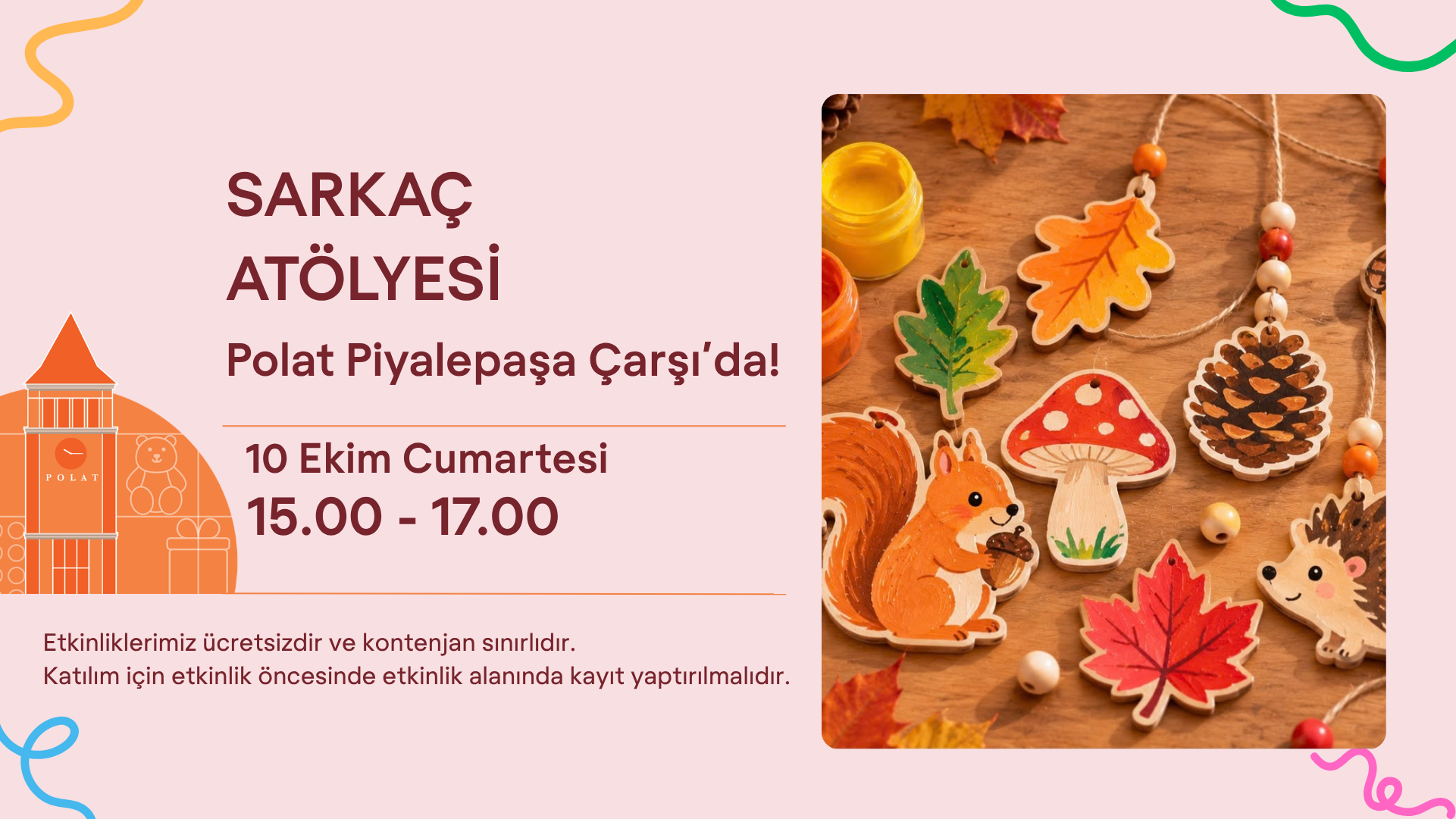Sarkaç Atölyesi Polat Piyalepaşa Çarşı'da!