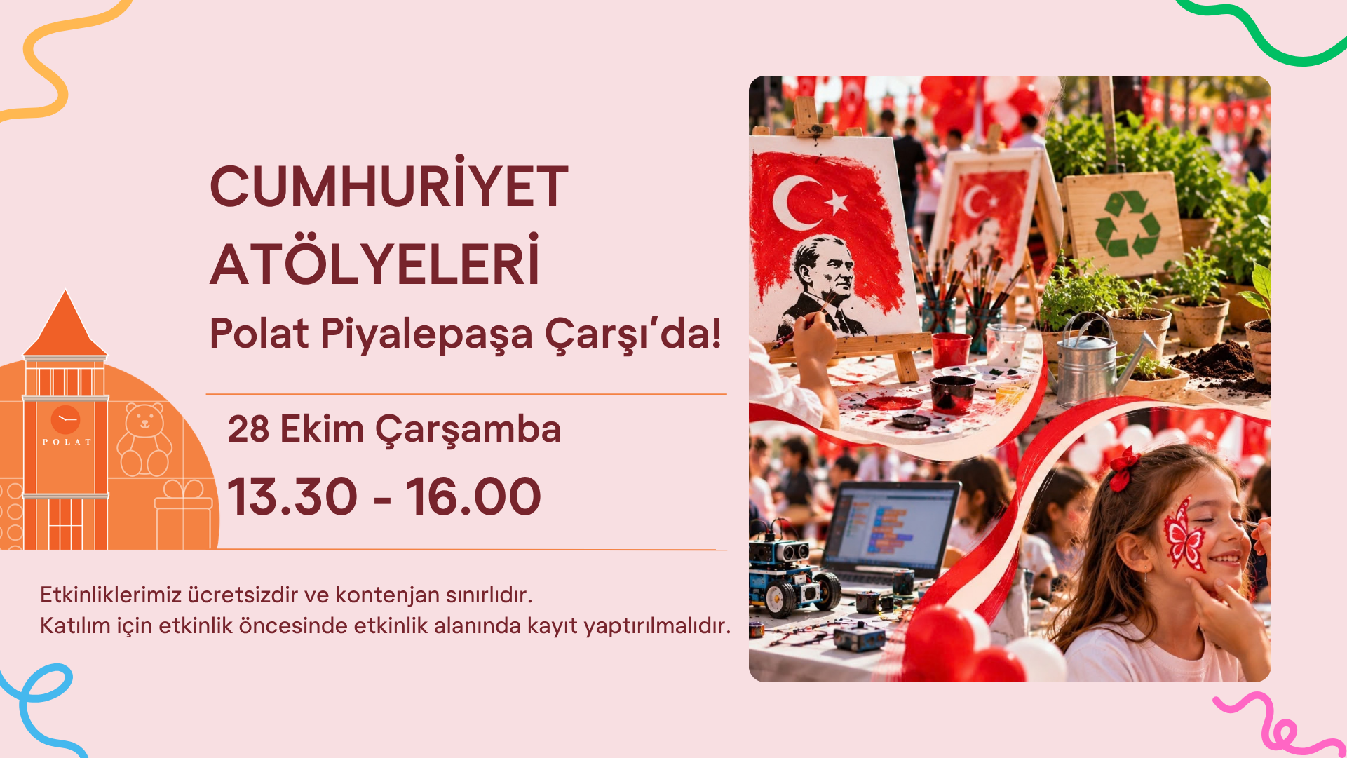 Cumhuriyet Atölyeleri Polat Piyalepaşa Çarşı'da!